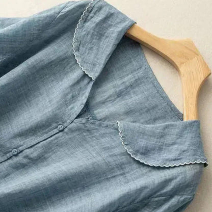 Amelia Linen Blouse
