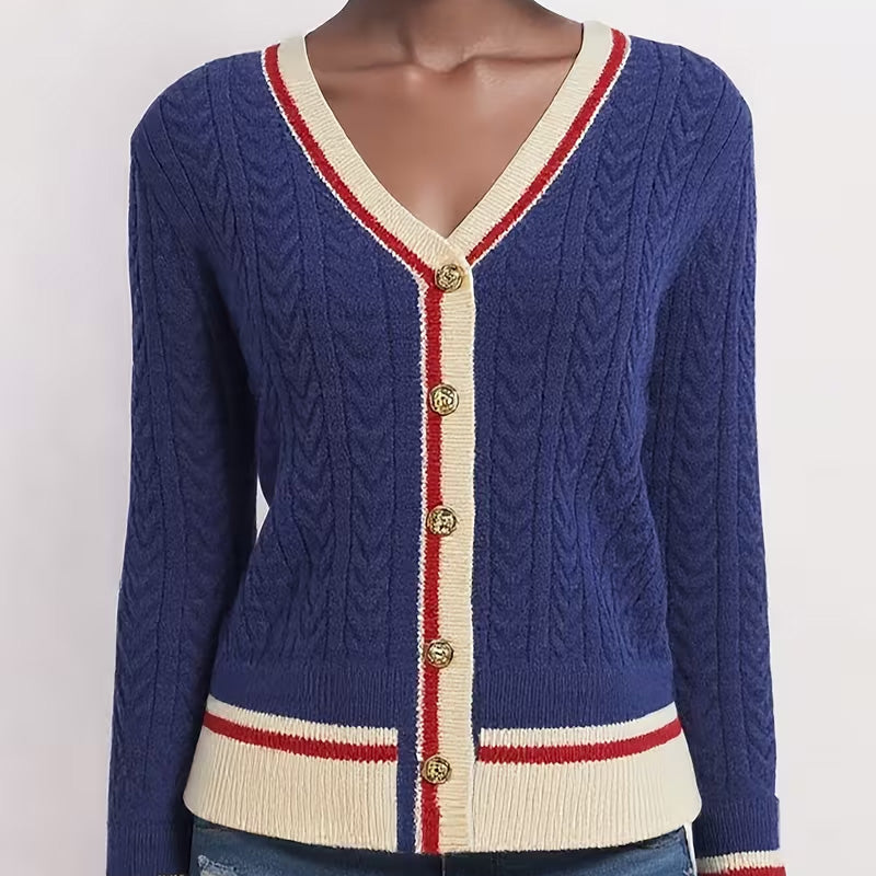 Harper Cable Knit Cardigan