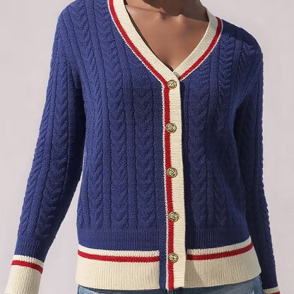 Harper Cable Knit Cardigan