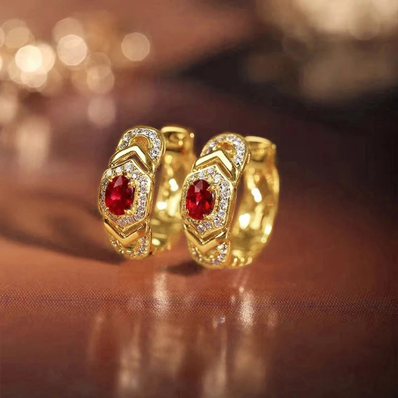 Maddison Royale Gem Hoops