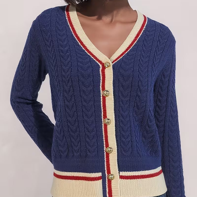 Harper Cable Knit Cardigan