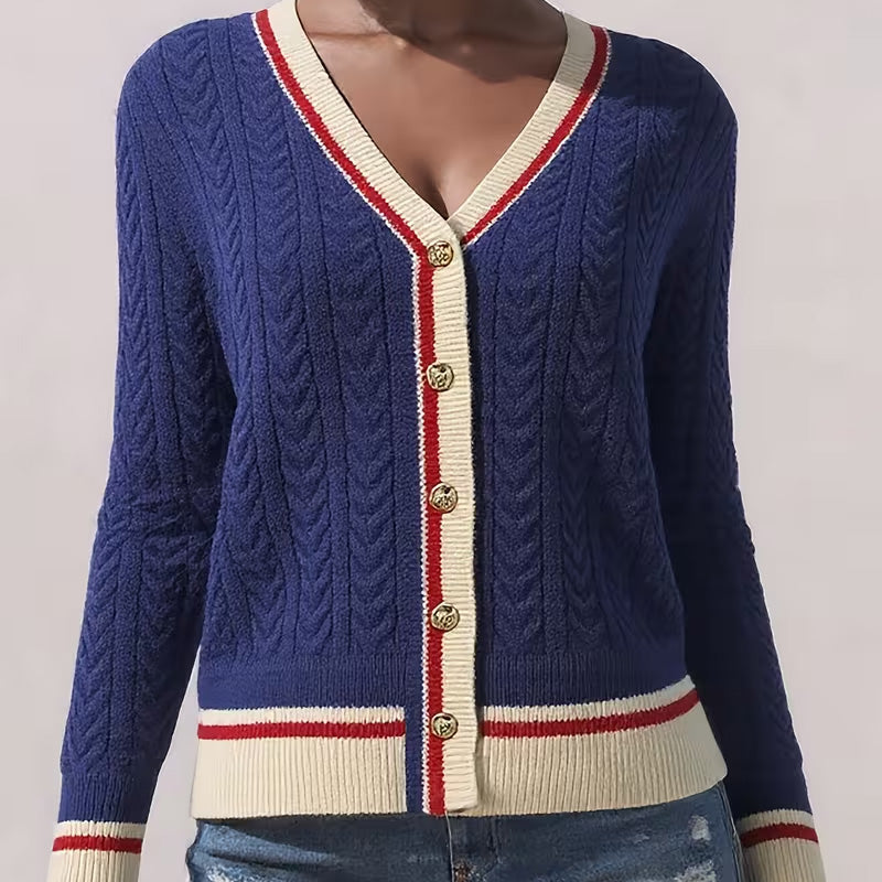 Harper Cable Knit Cardigan