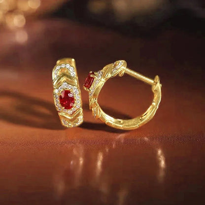 Maddison Royale Gem Hoops