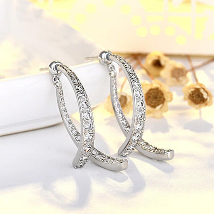 Chloe Hart Hoop Earrings