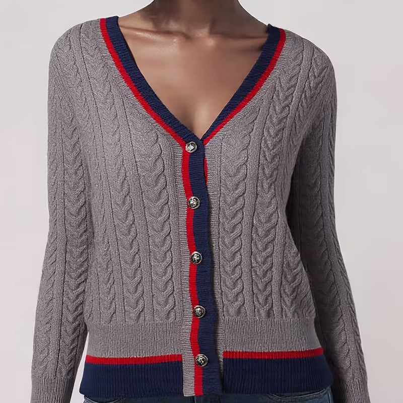 Harper Cable Knit Cardigan