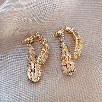 Amelia Crystal Drop Earrings