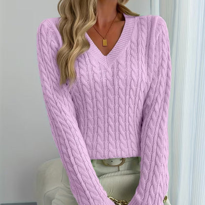 Olivia Knit V-Neck Sweater