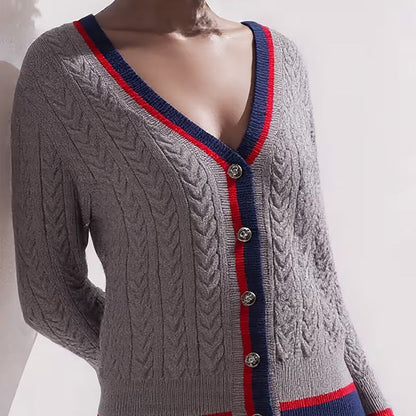 Harper Cable Knit Cardigan