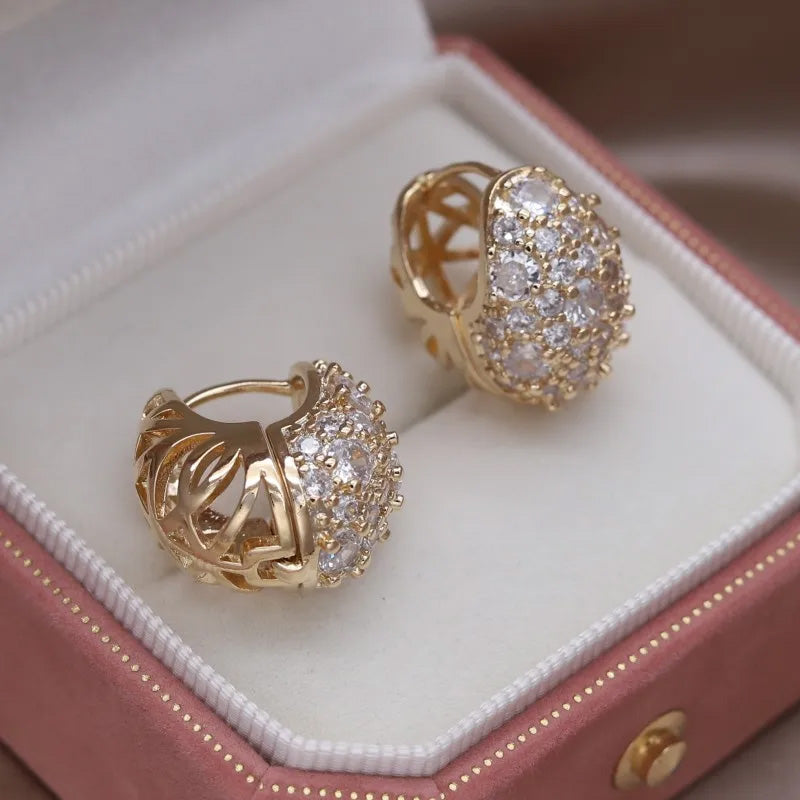 Charlotte Pavé Dome Hoops