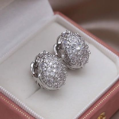 Charlotte Pavé Dome Hoops