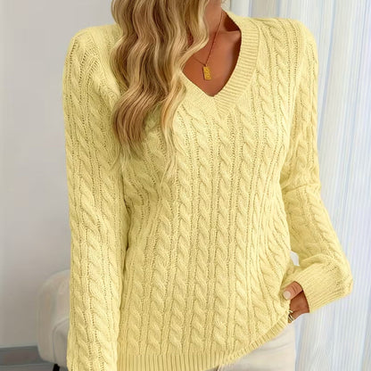 Olivia Knit V-Neck Sweater