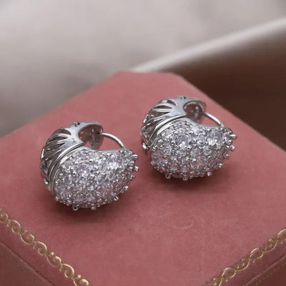 Charlotte Pavé Dome Hoops