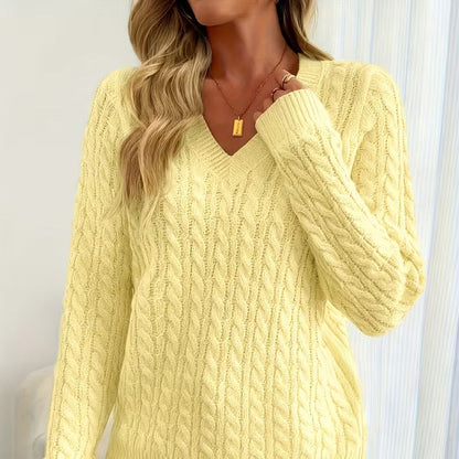 Olivia Knit V-Neck Sweater