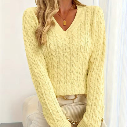 Olivia Knit V-Neck Sweater