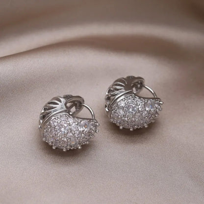Charlotte Pavé Dome Hoops