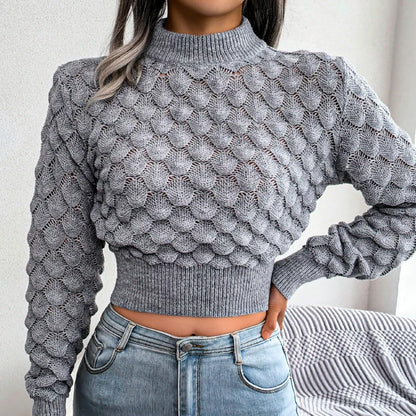 Scale Knit Crop