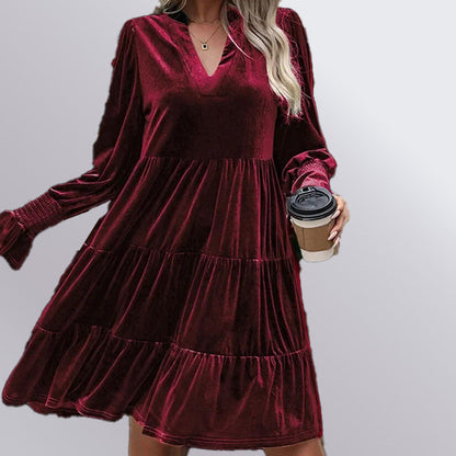 Hannah Velvet Dress
