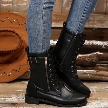 Charlotte Lace-Up Boots