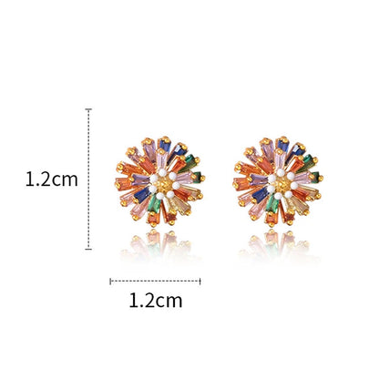 Imogen Rainbow Starburst Earrings