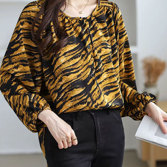 Freya Striped Print Blouse