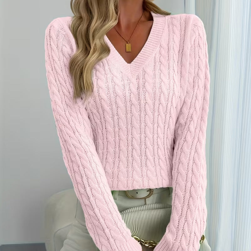 Olivia Knit V-Neck Sweater