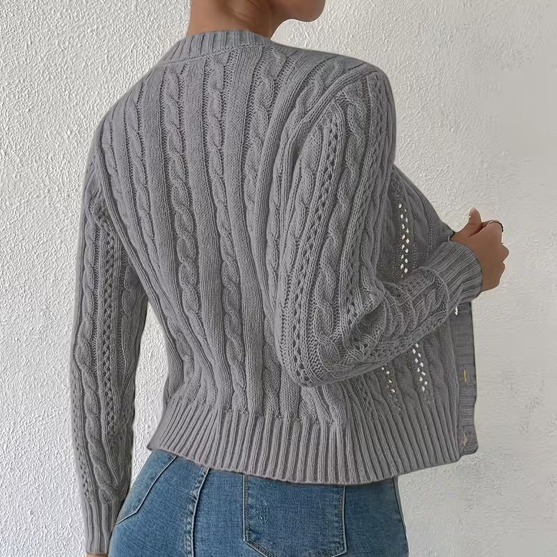 Olivia Knit Button Cardigan