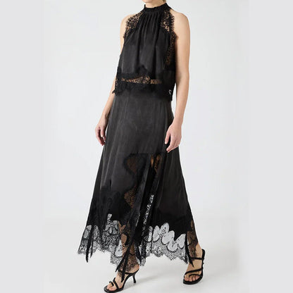 Amelia Lace Maxi Set