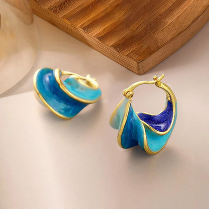 Tahlia Ocean Bloom Hoops