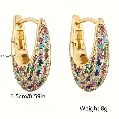 Sophie Confetti Hoops