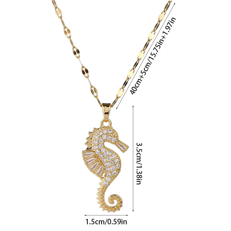 Chloe Ocean Gold Necklace