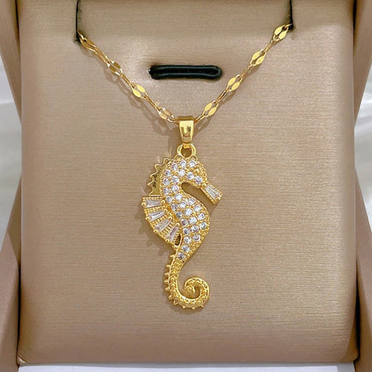 Chloe Ocean Gold Necklace