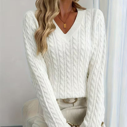 Olivia Knit V-Neck Sweater