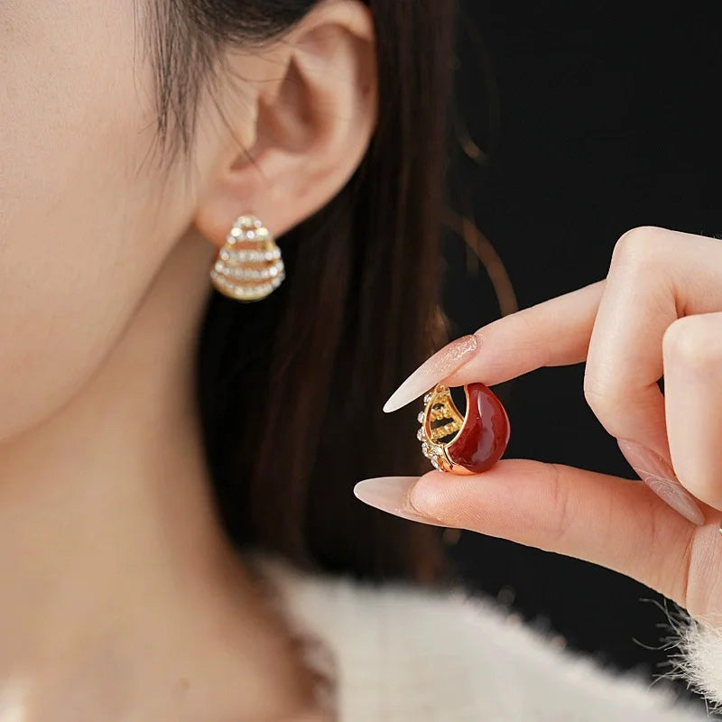 Ruby Kensington Crystal Earrings