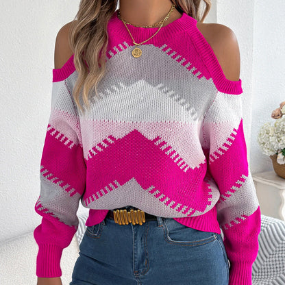 Harper Chevron Knit Jumper