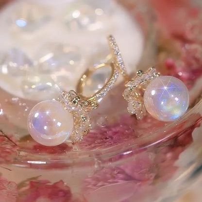 Isla Pearl Drop Hoops