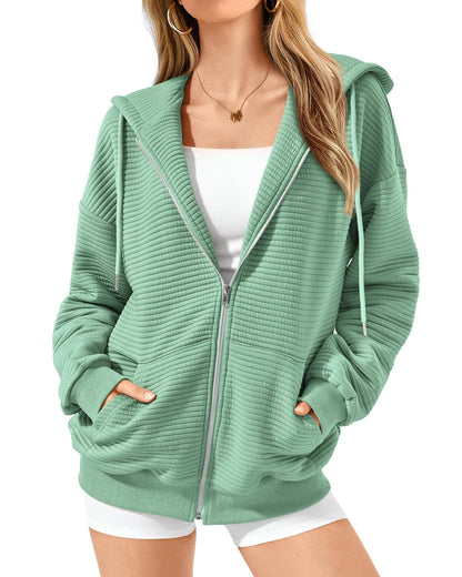 Celine Zip-Up Hoodie