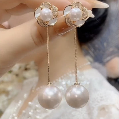 Olivia Pearl Drop Earrings