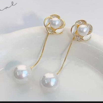 Olivia Pearl Drop Earrings