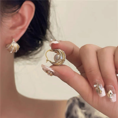Luna Pearl Glow Earrings