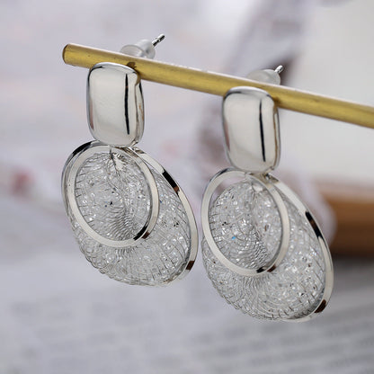 Aurora Mesh Drop Earrings