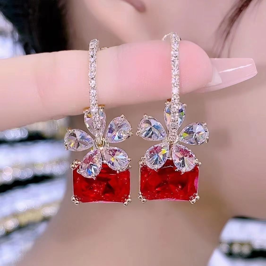 Charlotte Crystal Earrings