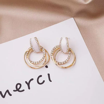 Aurora Double Drop Earrings
