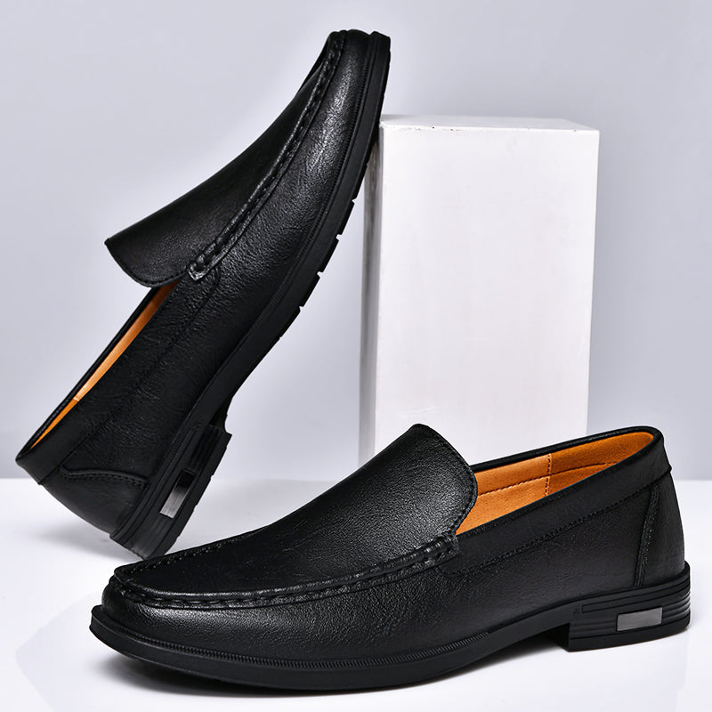 Azure Leather Loafers