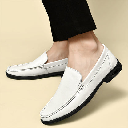 Azure Leather Loafers