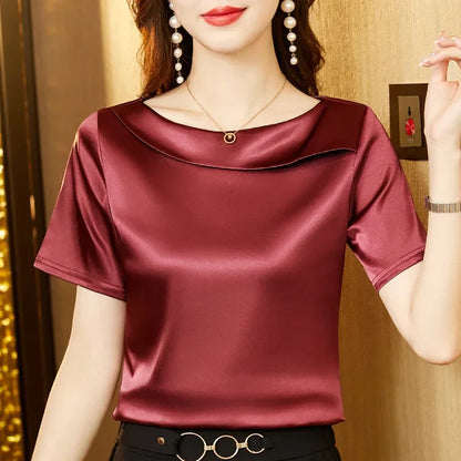 Mia Satin Shirt