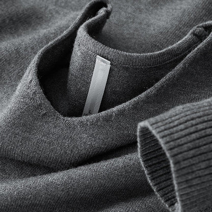 Nicolas V-Neck Knit Sweater