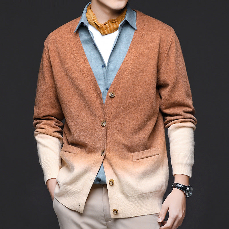 LORENZO GRADIENT SWEATER