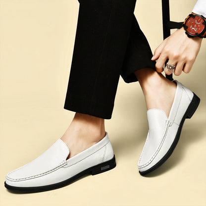 Azure Leather Loafers