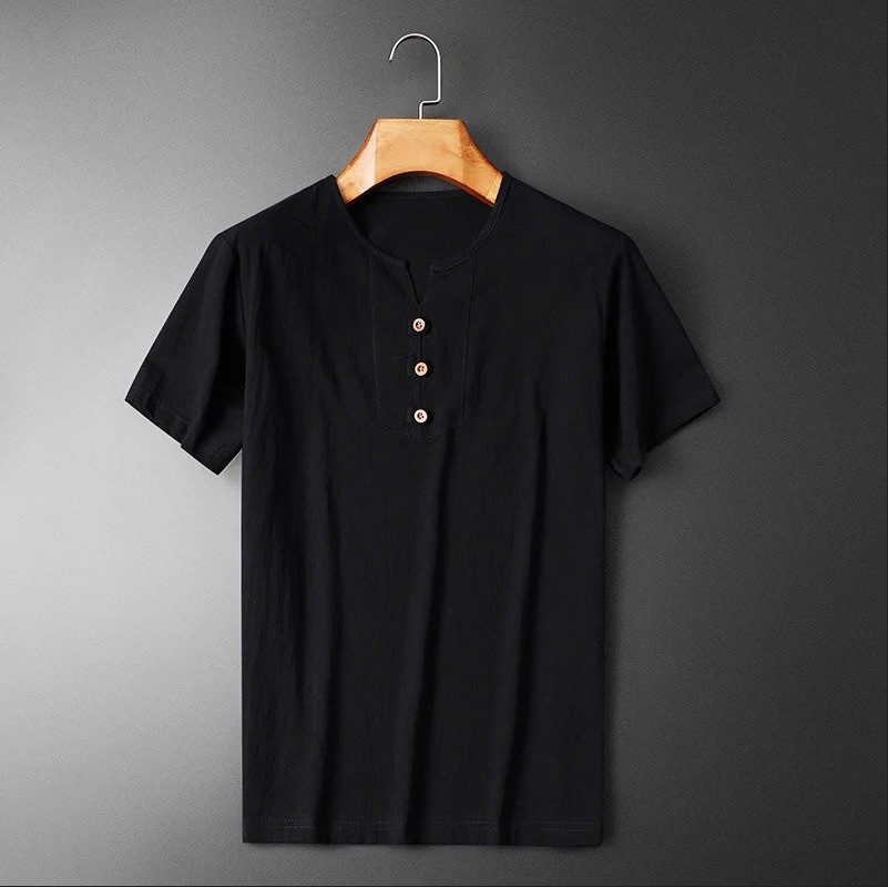 Riley Cotton-Linen Tee