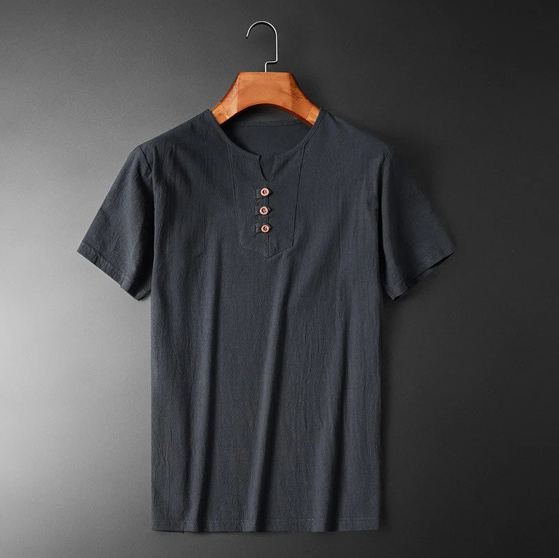 Riley Cotton-Linen Tee